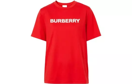 Футболка женская Burberry, ярко-красный