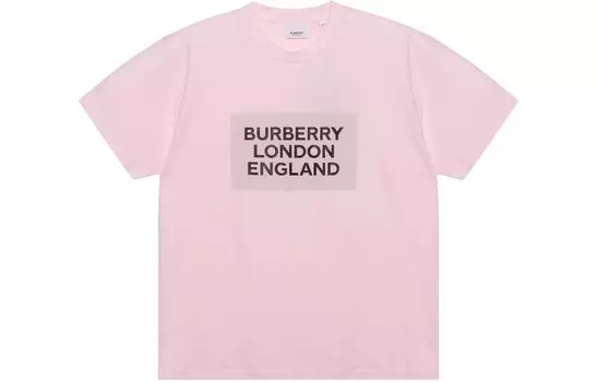 Футболка женская Burberry с логотипом, розовый
