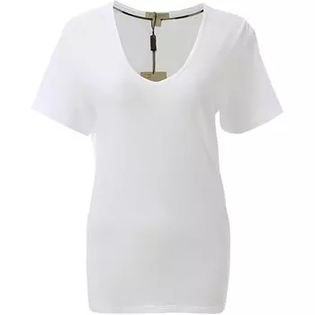 Футболка женская Burberry с v-образным вырезом, белый