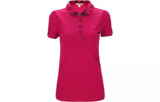 Футболка женская Burberry с воротом, розовый