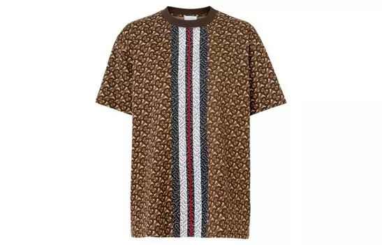Футболка женская Burberry Saddle, коричневый