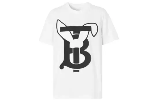 Футболка женская Burberry The Year Of The Rabbit, белый