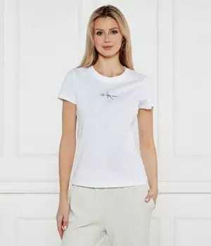 Футболка женская Calvin Klein Jeans базовая с логотипом, белый