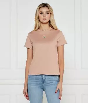 Футболка женская Calvin Klein Jeans хлопковая, оранжевый