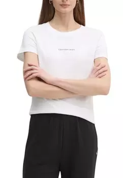 Футболка женская Calvin Klein Jeans из органического хлопка, белый