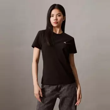 Футболка женская Calvin Klein Jeans однотонная, фиолетовый