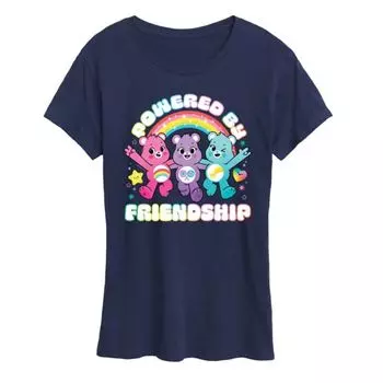 Футболка женская Care Bears с принтом "Дружба — это сила" Licensed Character, синий