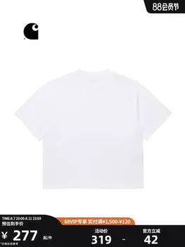 Футболка женская Carhartt WIP с короткими рукавами, серый