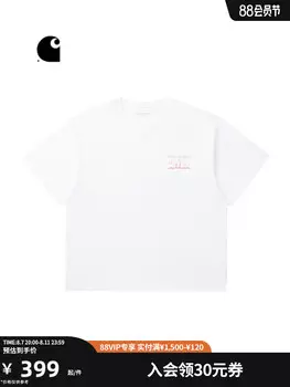 Футболка женская Carhartt WIP с принтом утки, черный