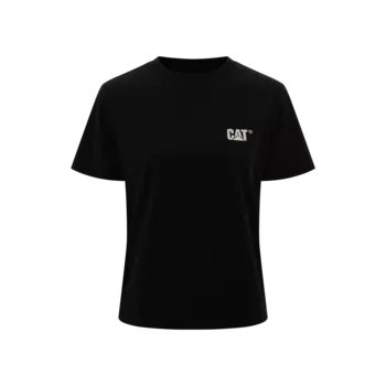 Футболка женская CAT, черный