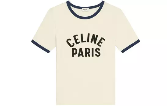 Футболка женская Celine, бежевый