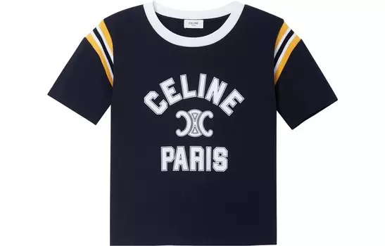 Футболка женская Celine, черный