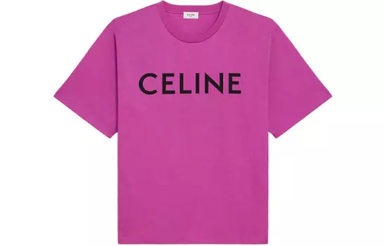 Футболка женская Celine, ярко-розовый