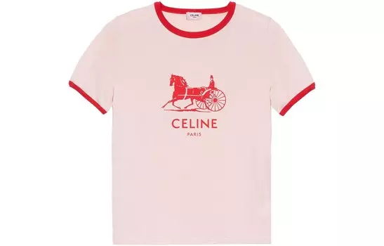 Футболка женская Celine, слоновая кость