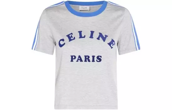 Футболка женская Celine, светло-голубой