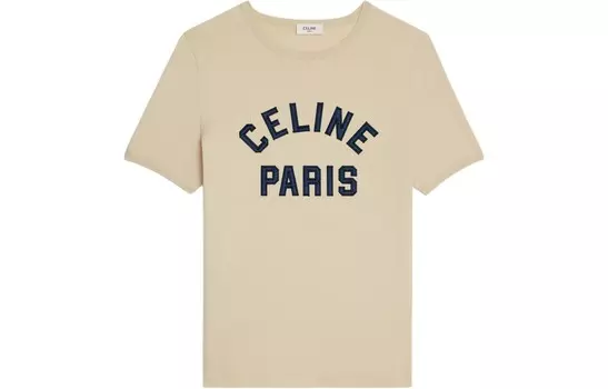 Футболка женская Celine, темно-золотой