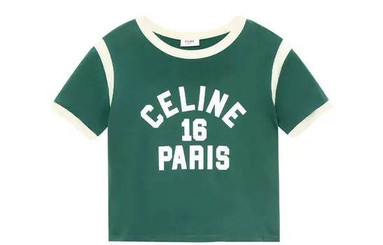 Футболка женская Celine, зеленый