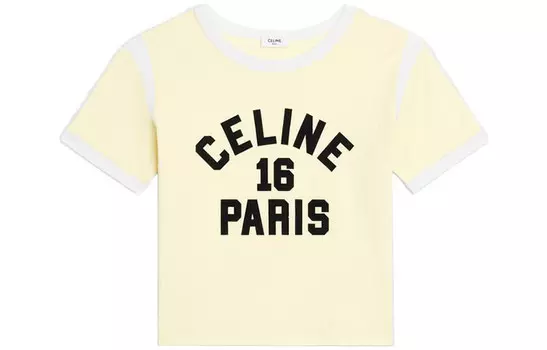 Футболка женская Celine, желтый