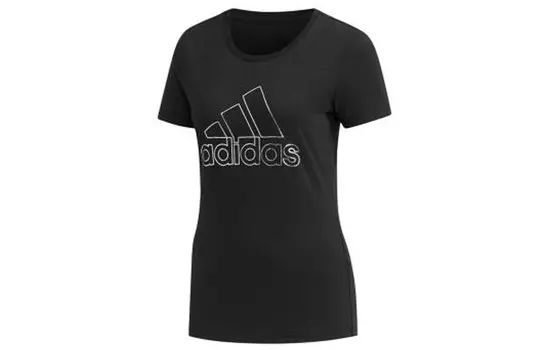 Футболка женская черная Adidas