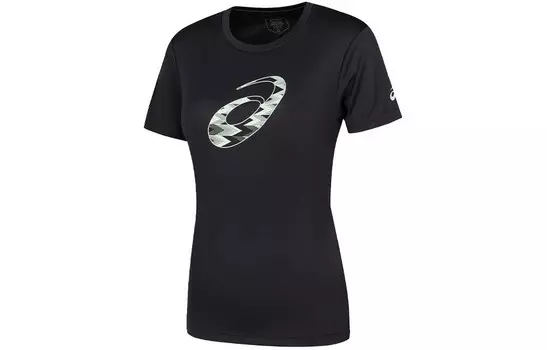 Футболка женская черная Asics