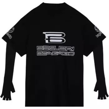 Футболка женская черная Balenciaga