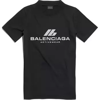 Футболка женская черная Balenciaga