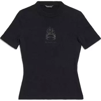 Футболка женская черная Balenciaga