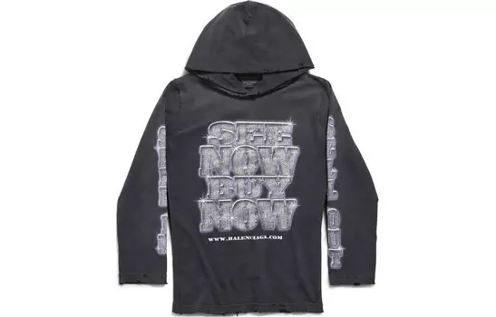 Футболка женская черная Balenciaga