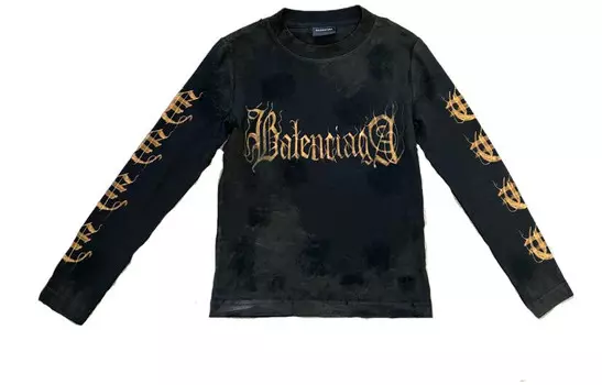Футболка женская черная Balenciaga