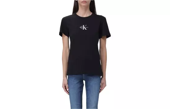 Футболка женская черная Calvin Klein