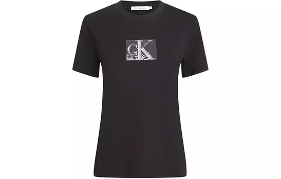 Футболка женская черная Calvin Klein