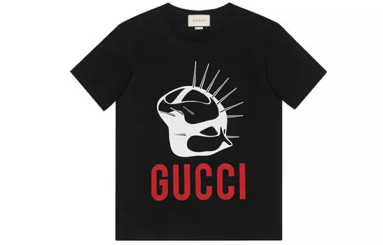 Футболка женская черная Gucci