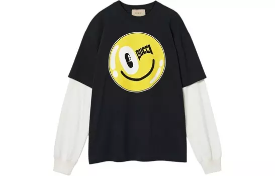 Футболка женская черная Gucci