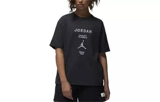 Футболка женская черная Jordan