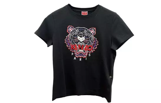 Футболка женская черная Kenzo