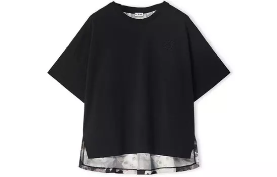 Футболка женская черная Loewe