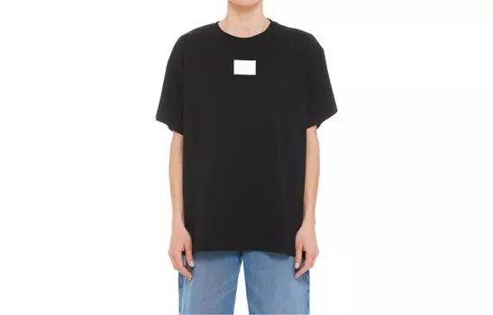 Футболка женская черная Mm6 Maison Margiela