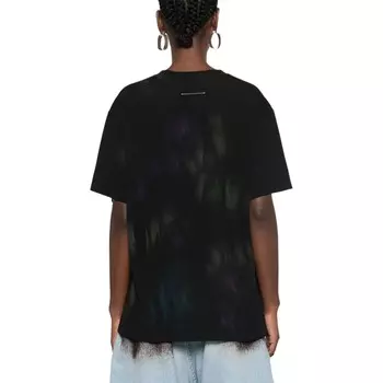 Футболка женская черная Mm6 Maison Margiela