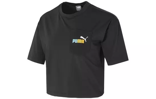 Футболка женская черная Puma