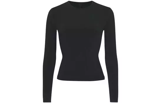 Футболка женская черная Skims