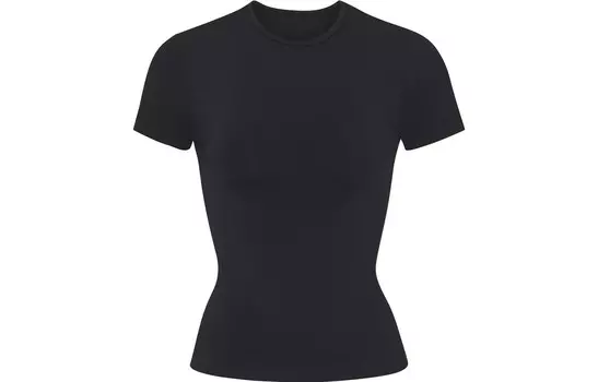 Футболка женская черная Skims