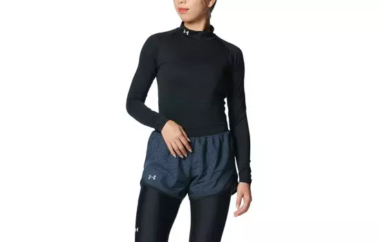 Футболка женская черная Under Armour