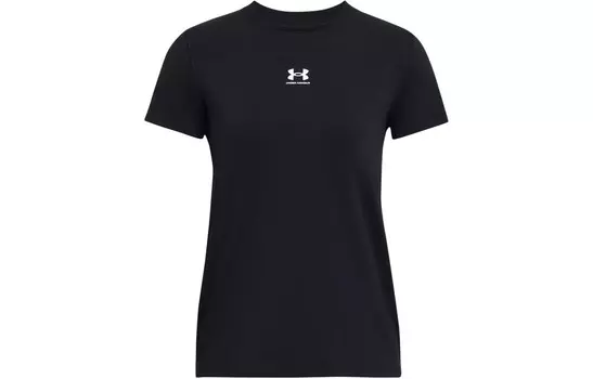 Футболка женская черная Under Armour