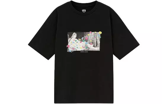 Футболка женская черная Uniqlo