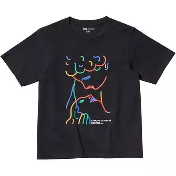 Футболка женская черная Uniqlo