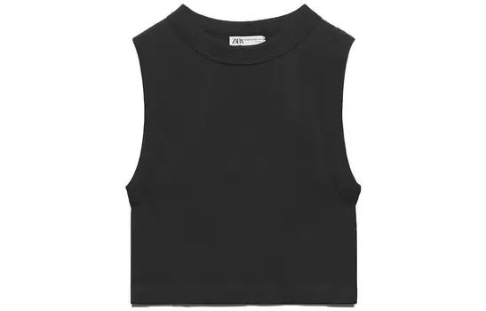 Футболка женская черная Zara