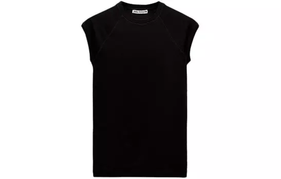 Футболка женская черная Zara