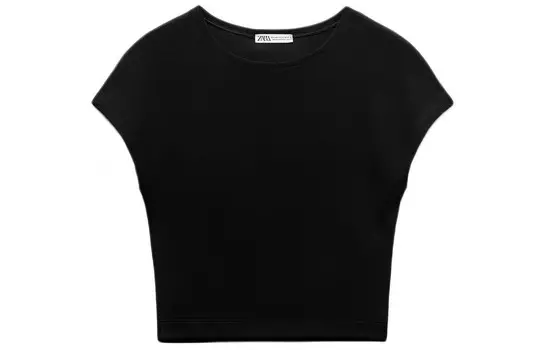 Футболка женская черная Zara