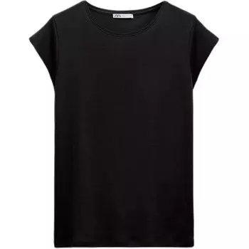 Футболка женская черная Zara