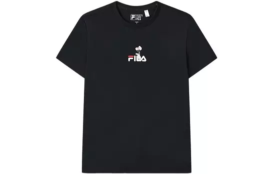 Футболка женская, цвет черный как смоль Fila